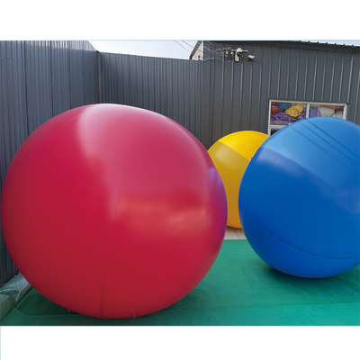 Große beleuchtete Kugelkugeln Aufblasbare LED-Licht Heliumballon für Werbeparade