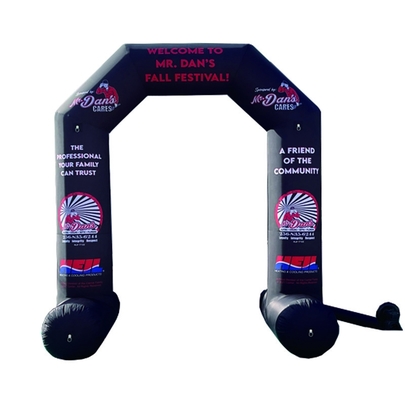 Customized Brand Logo Werbung Outdoor Gebraucht OEM Größe Billiger Preis Aufblasbogen zum Verkauf