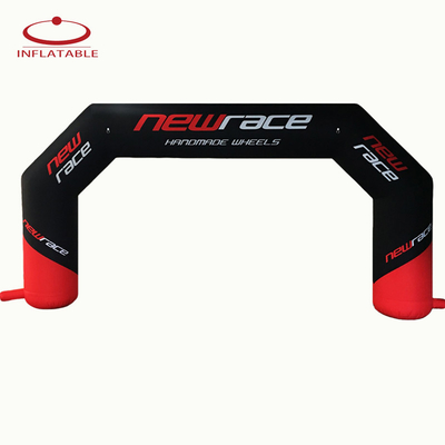 Custom Archway Outdoor Werbung Aufblasbare Led-Bogen Aufblasbare Eingangs-Rennbogen