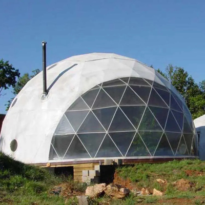 Neues Design 4 bis 10 Personen 850g PVC Stoff Glamping Dome Luxuszimmer Zelte