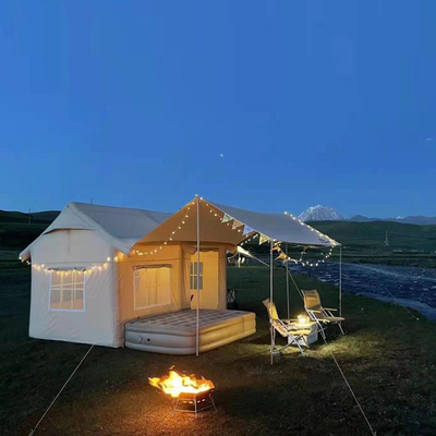 Portable Billiges Preis kombinierte Mehrpersonen-Touristen-Party Camping Dome Aufblaszelt