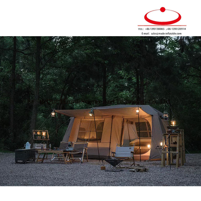 Neues anpassbares Hotel Wüstenzelt wasserdicht Außen aufblasbares Campingzelt wasserdichtes Partyzelt Camping im Freien