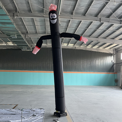 3 m Cudtomized Logo Werbung aufblasbarer Sky-Danser mit einem Bein Outdoor-Aktivität Air-Danser mit Motor