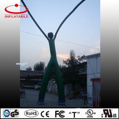 Werbe-Tänzer aufblasbarer Luft-Tänzer Sky Dancer mit Logo gedruckt Rennbogen Tor