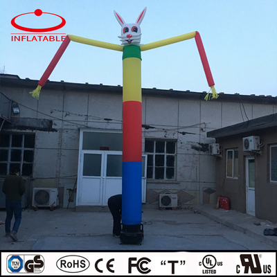 Werbe-Tänzer aufblasbarer Luft-Tänzer Sky Dancer mit Logo gedruckt Rennbogen Tor