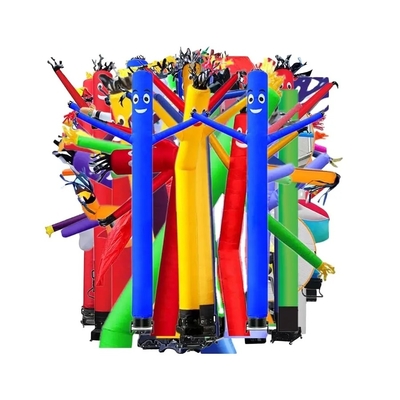 Customized 10ft 20ft Werbung aufblasbarer Rohr Mann Blow Up Riese Waving Arm Fliegen Guy Wavy Puppet mit Blaser