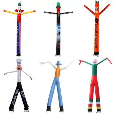 Luft schwingend aufblasbare Sky Dancer Cartoon kundenspezifische Handpuppe