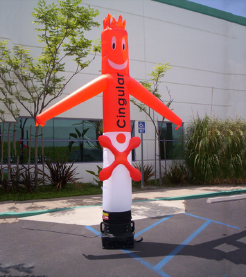 3M Custom Air Dancer aufblasbarer Röhrenmann Einzelbein Digitaldruck
