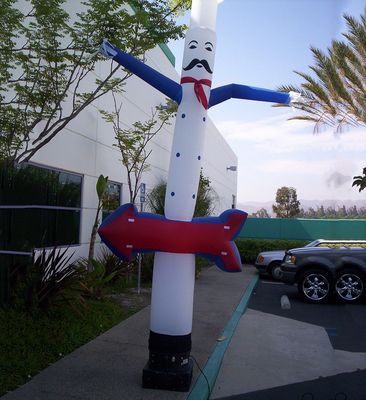 PVC Aufblasbare Luft Tänzer Schwingende Flamme Aufblasbare Werbung Tube Man