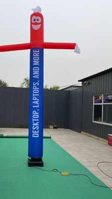6M Mini aufblasbarer Air Dancer Logo für Outdoor-Aktivitäten anpassen