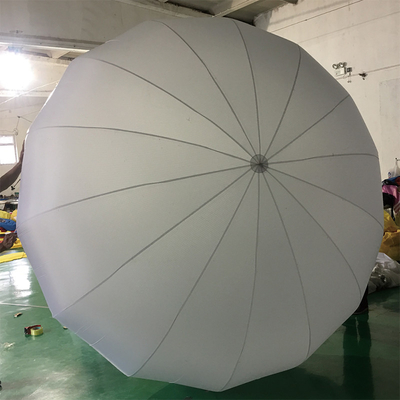 Hochwertiges individuelles Logo Volldruck Außenwerbung Helium aufblasbare PVC-Ballon mit Licht