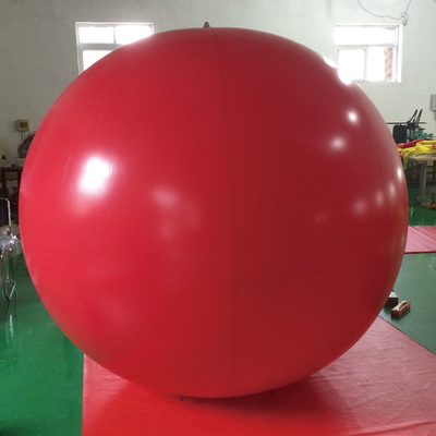 Große beleuchtete Kugelkugeln Aufblasbare LED-Licht Heliumballon für Werbeparade