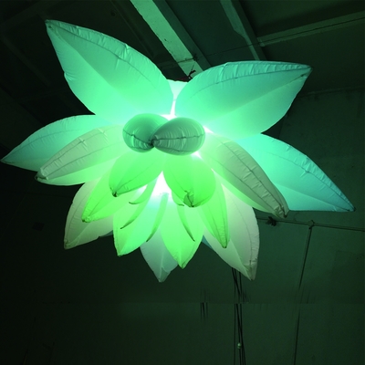 Attraktive Beleuchtung aufblasbare Planeten/aufblasbare PVC-LED-Hängeballons für den Volldruck zur Dekoration