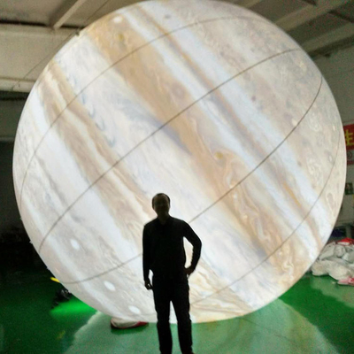 PVC angepasste Größe neun Planet Dekoration 3 M aufblasbare Erde mit LED im Inneren zum Verkauf