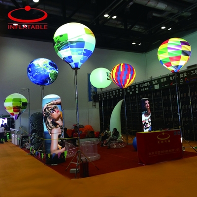 Neues Produkt Sky Giant Big Ball Werbung LED-Beleuchtung PVC-Ballon Aufblasbare Helium-Planetenballon für Veranstaltungsdekoration