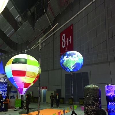 Neues Produkt Sky Giant Big Ball Werbung LED-Beleuchtung PVC-Ballon Aufblasbare Helium-Planetenballon für Veranstaltungsdekoration