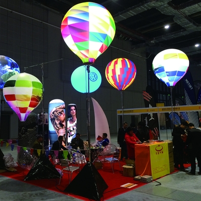 Neues Produkt Sky Giant Big Ball Werbung LED-Beleuchtung PVC-Ballon Aufblasbare Helium-Planetenballon für Veranstaltungsdekoration