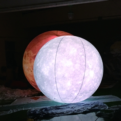 Riesiger aufblasbarer Ballon Flaggenballon fliegender Helium aufblasbarer Flaggenballon mit Led Light