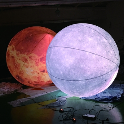 Riesiger aufblasbarer Ballon Flaggenballon fliegender Helium aufblasbarer Flaggenballon mit Led Light