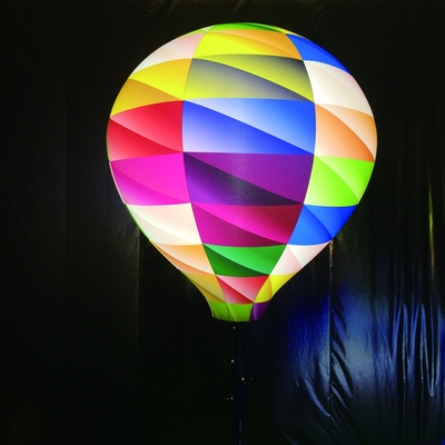Riesenkugel Werbung fliegender Ballon kundenspezifischer Heliumballon für Sportveranstaltung