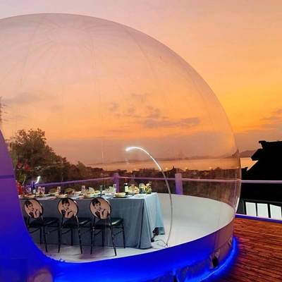 Klares Blasehaus 3 Meter aufblasbare Ballonkuppel für Kinder oder Erwachsene Partys von der aufblasbaren Zeltfabrik