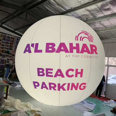 Custom-Muster Großer Mondballon Aufblasbare Led-Globe Partys Veranstaltungen Außendekoration Große Heliumballons