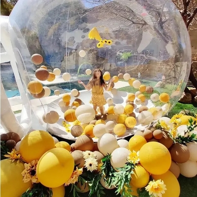 Fun House Klar aufblasbares Kristall Igloo Kuppel Bubble Zelt Transparent Kinder aufblasbare Blasen Ballons Haus für die Party