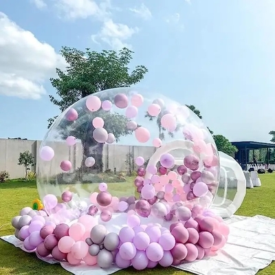 Aufblasbares Bubble-Zelt Transparentes Igloo-Dome-Zelt PVC-Globe Klares aufblasbares Bubble-Haus für Hochzeitsfeiern im Freien