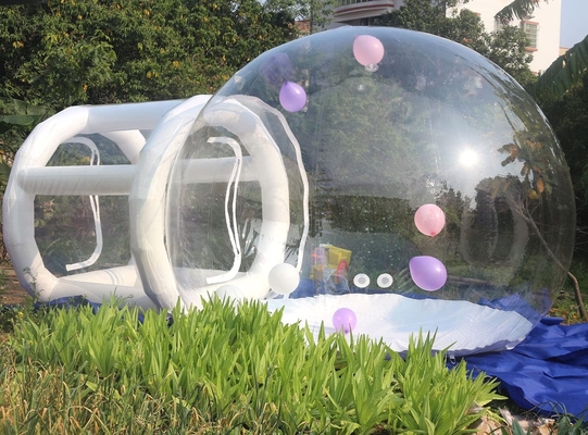 Aufblasbares Bubble-Zelt Transparentes Igloo-Dome-Zelt PVC-Globe Klares aufblasbares Bubble-Haus für Hochzeitsfeiern im Freien