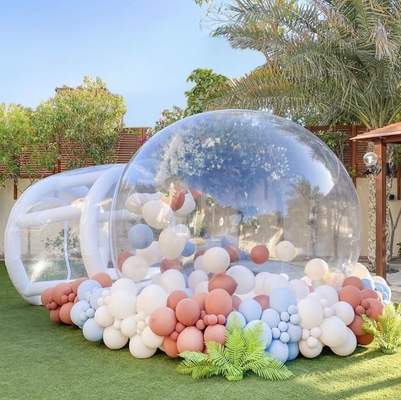 Aufblasbares Bubble-Zelt Transparentes Igloo-Dome-Zelt PVC-Globe Klares aufblasbares Bubble-Haus für Hochzeitsfeiern im Freien