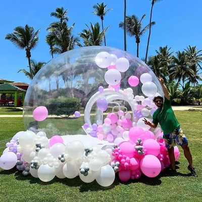 Aufblasbares Bubble-Zelt Transparentes Igloo-Dome-Zelt PVC-Globe Klares aufblasbares Bubble-Haus für Hochzeitsfeiern im Freien