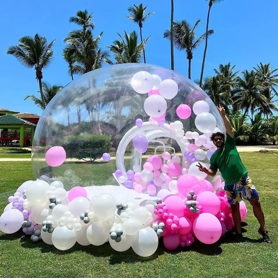 Außenparty Aufblasbares Transparentes Iglu-Zelt Vermietung Klares Bubble Dome Zelt Aufblasbares Bubble Ballon Haus für Kinder