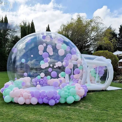 Außenparty Aufblasbares Transparentes Iglu-Zelt Vermietung Klares Bubble Dome Zelt Aufblasbares Bubble Ballon Haus für Kinder