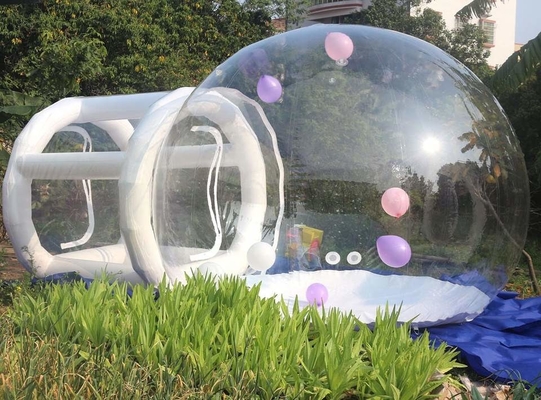 Außenparty Aufblasbares Transparentes Iglu-Zelt Vermietung Klares Bubble Dome Zelt Aufblasbares Bubble Ballon Haus für Kinder