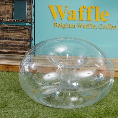 0.2 mm PVC-Material durchsichtige Ballonsofa 1m für Kinder auf dem Gras spielen oder sitzen