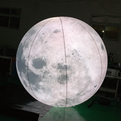 Customized Logo Riesen aufblasbarer Ballon Fliegende Led Licht Helium aufblasbare Flagge Ballon