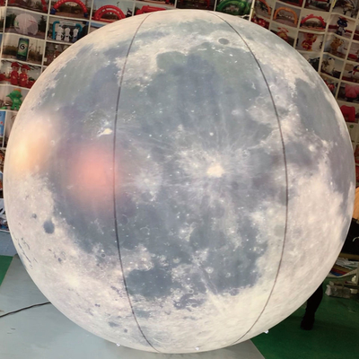 Customized Logo Riesen aufblasbarer Ballon Fliegende Led Licht Helium aufblasbare Flagge Ballon