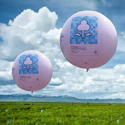 Großhandel Dekorationen Custom Logo PVC Aufblasbare Werbung Riese Große Helium Aufblasbare Ballon