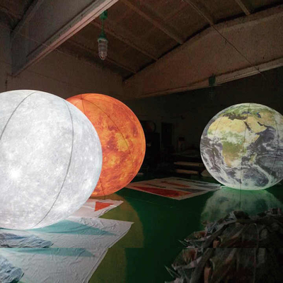Outdoor Party Dekorativ LED Licht Riesen Helium PVC Aufblasballon mit Logo Druck