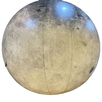 Großes aufblasbares Mondballon Modell Riese Werbe Dekoration Aufblasbares Mondmodell mit wechselndem Led-Licht