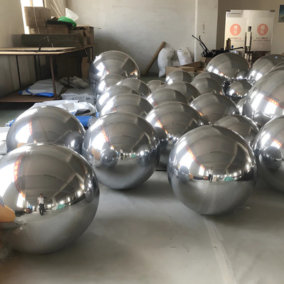 Aufblasbare Metallkugeln Dekorative Aufblasbare Spiegelkugeln Metallkugeln Große glänzende Riesen aufblasbare Kugeln