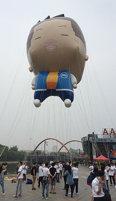 Luftdichtes aufblasbares Heliumballon aus PVC mit Logo für Werbung