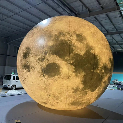 Populäre Dekoration Werbung aufblasbare Mond große geführt aufblasbare Hängende Planeten