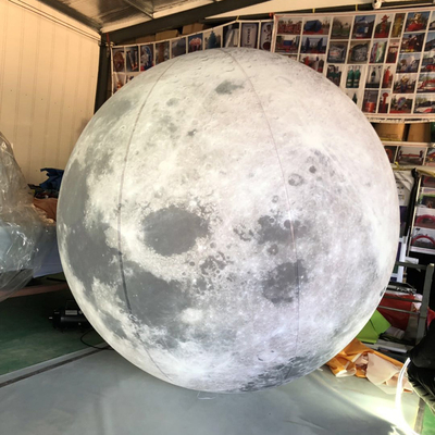 Populäre Dekoration Werbung aufblasbare Mond große geführt aufblasbare Hängende Planeten