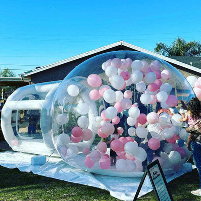 CE zugelassener Bläser Luftpumpe durchsichtiges PVC-Material Kinder spielen Blasenballon Haus