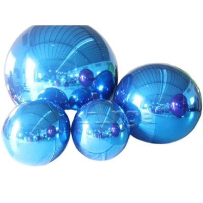 Riesige PVC aufblasbare Spiegelkugel aufblasbar großer glänzender Ball für die Feiertagsdekoration