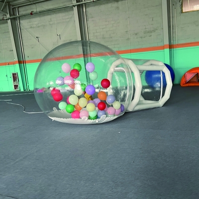 Heiß verkauftes Outdoor Camping Hochzeitsfeier Transparentes PVC Aufblasbare Blasenkuppelhaus für Kinder