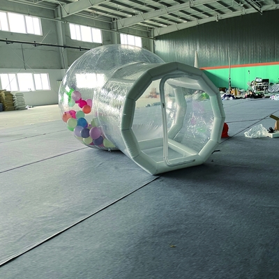 Heiß verkauftes Outdoor Camping Hochzeitsfeier Transparentes PVC Aufblasbare Blasenkuppelhaus für Kinder