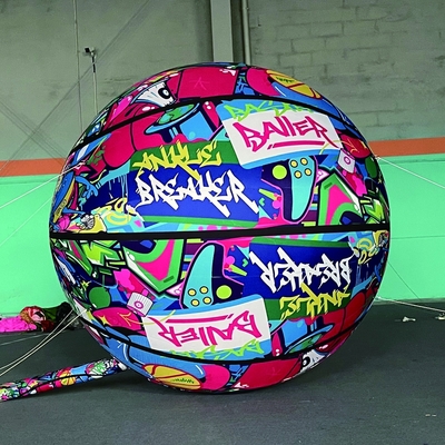 Aufblasbare riesige Heliumballon Logo Drucken Sky Fly Ballon Aufblasbare Fliegkugel für Werbung