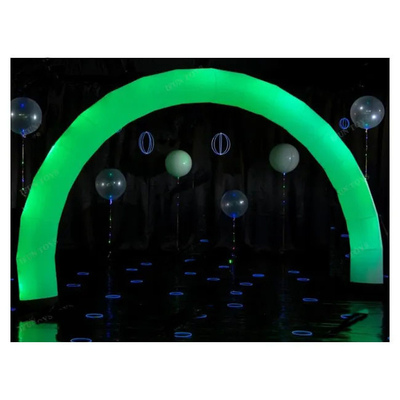aufblasbare Außenfarbbögen mit RGB-LED-Leuchten für Veranstaltungswerbung aufblasbare Beleuchtung Regenbogen-LED-Bögen